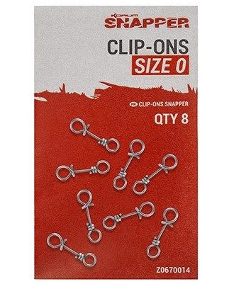 Rychlospojka Korum Snapper Clip-Ons #0 7kg/15lb 8ks