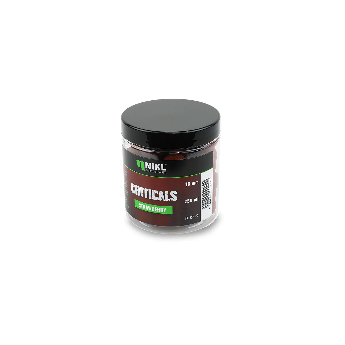 Vyvážené boilie NIKL Criticals Strawberry 20mm 150g