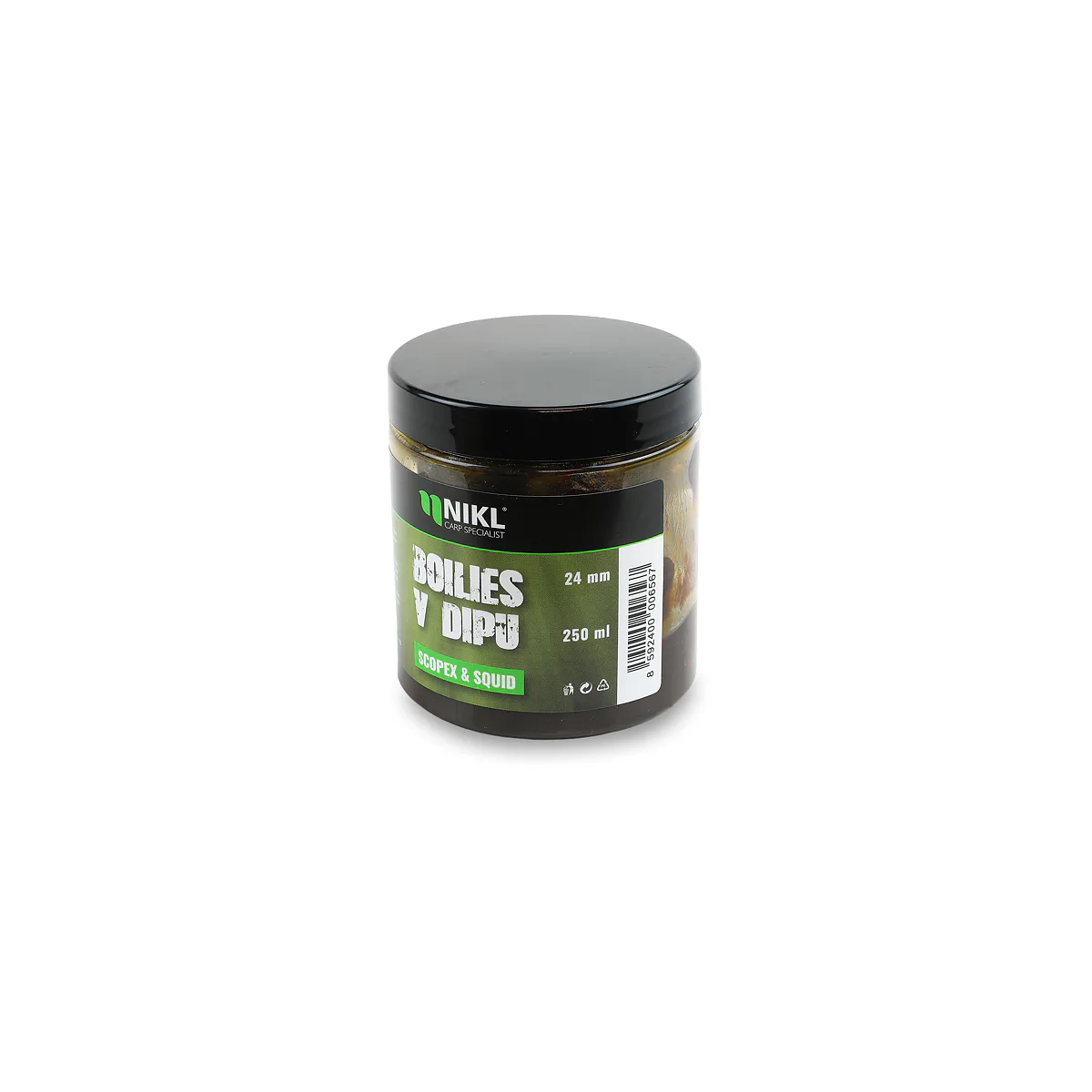 Boilies v dipu NIKL Scopex & Squid 20mm 250g