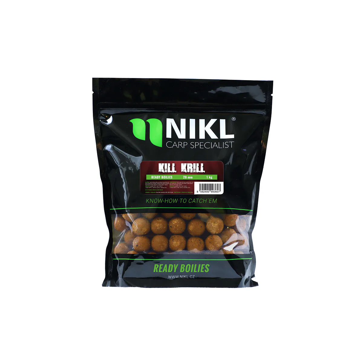Boilie NIKL Kill Krill 30 mm 1 kg