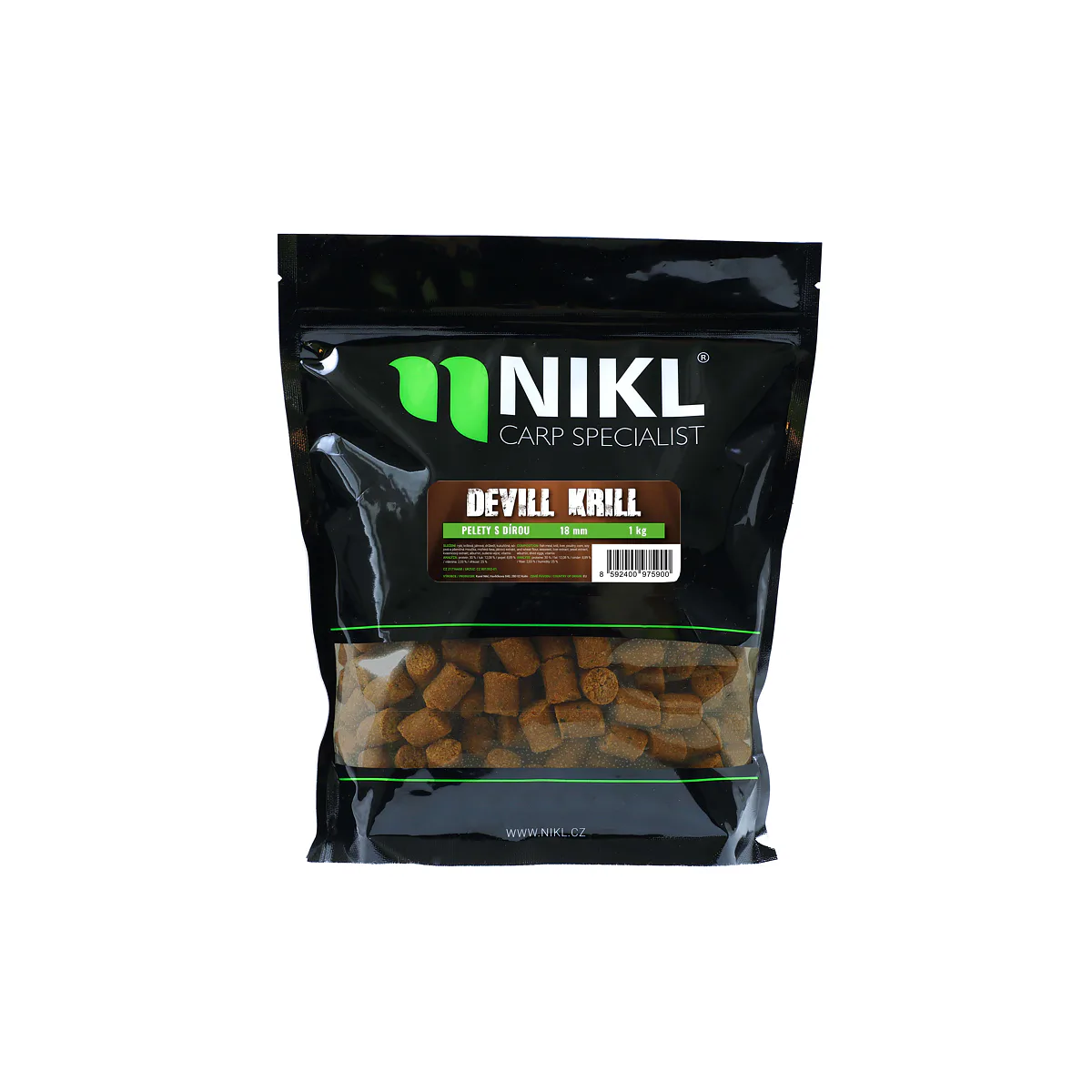 Pelety NIKL Devill Krill 3mm 1kg