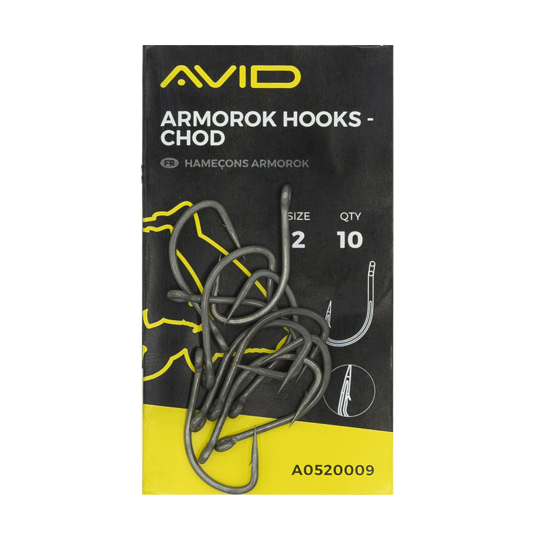 Háčky Avid Carp Armorok Chod Barbed 10ks #8
