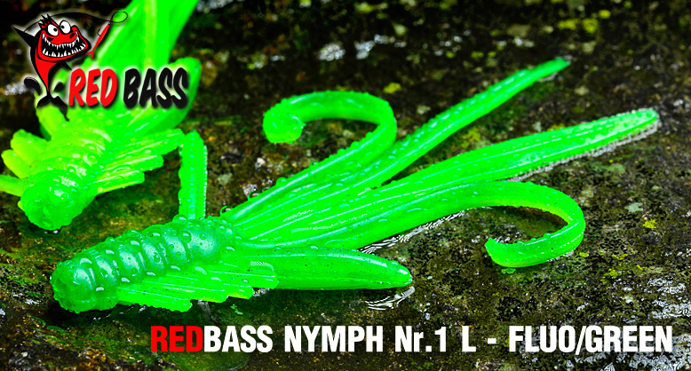 Nymfa REDBASS L 80mm Fluo/Green UV