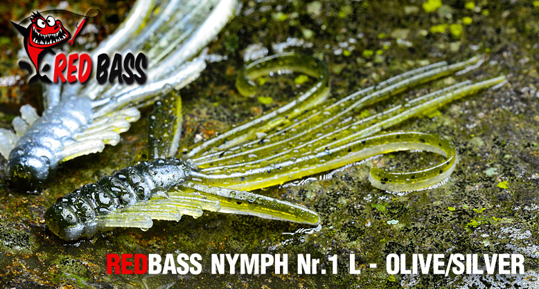 Nymfa REDBASS L 80mm Olive/Silver