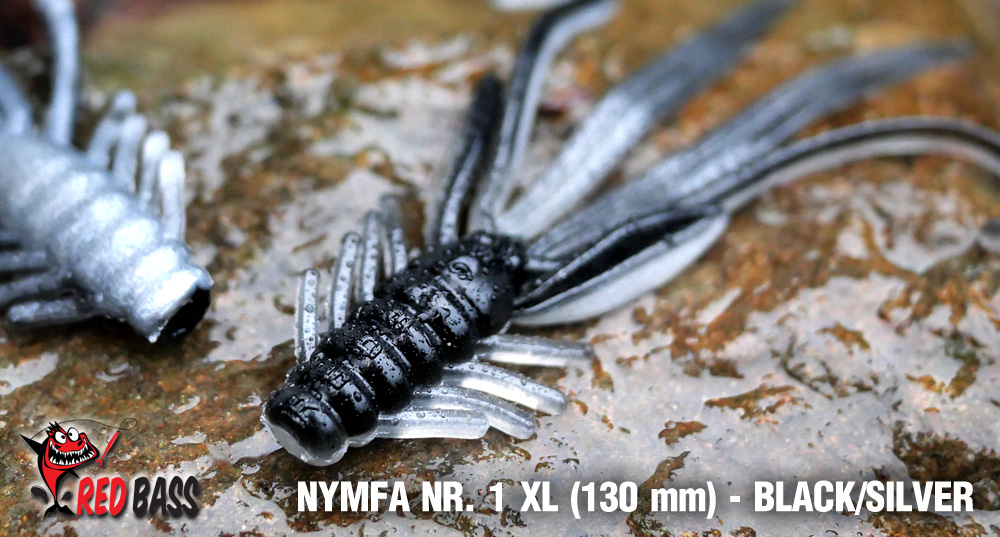 Nymfa REDBASS XL 130mm Black/Silver
