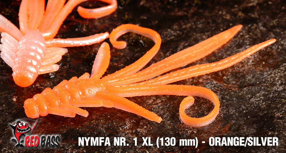 Nymfa REDBASS XL 130mm Orange/Silver UV
