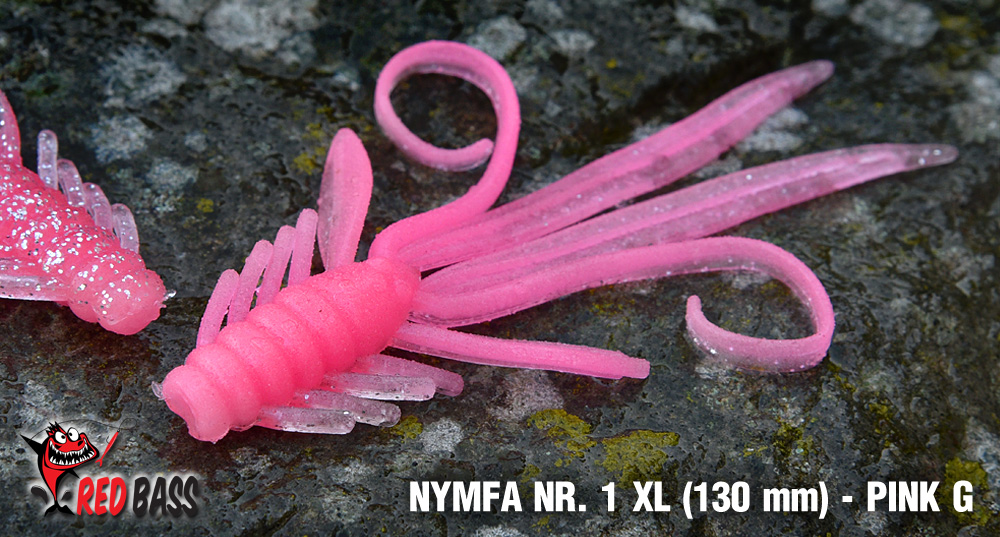 Nymfa REDBASS XL 130mm Pink G UV