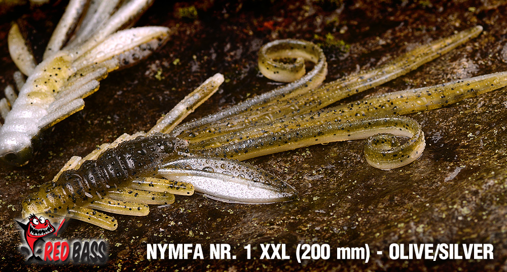 Nymfa REDBASS XXL 200mm Olive/Silver