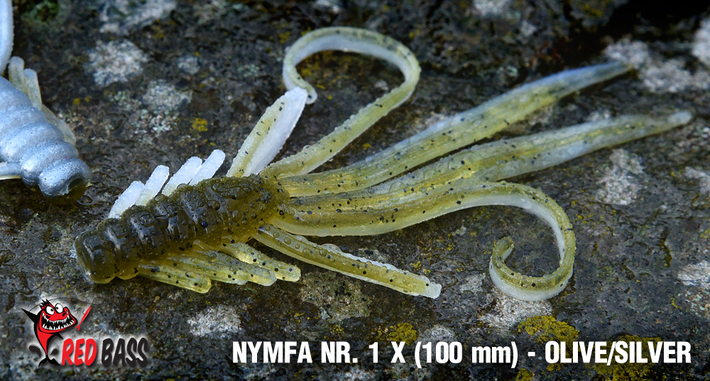 Nymfa REDBASS X 100mm Olive/Silver