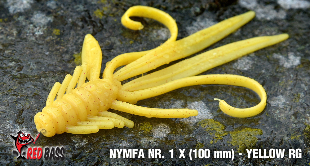 Nymfa REDBASS X 100mm Yellow RG