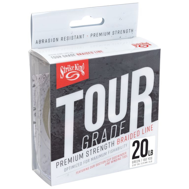 Šňůra Strike King Tour Grade Braid Green 137m 0,24mm 20lb