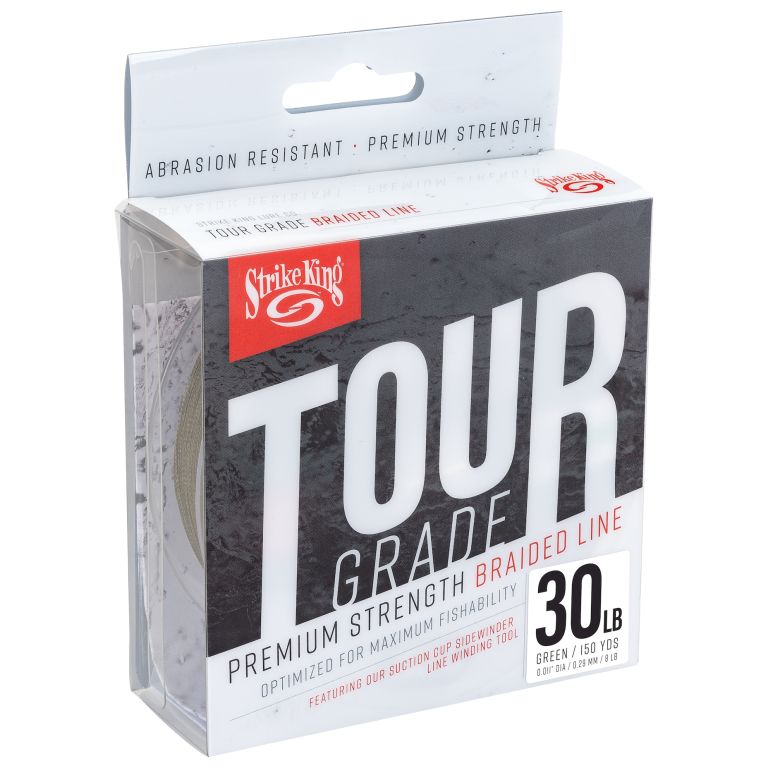 Šňůra Strike King Tour Grade Braid Green 137m 0,29mm 30lb