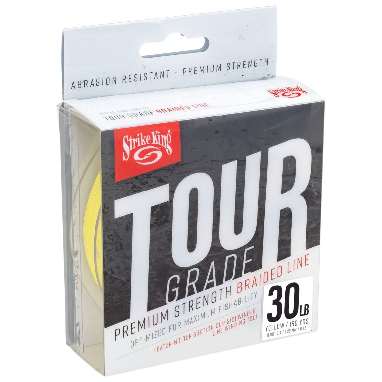 Šňůra Strike King Tour Grade Braid Yellow 137m 0,29mm 30lb