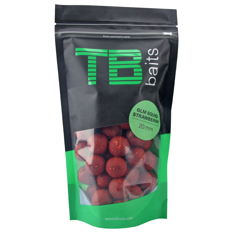 Boilie TB Baits GLM Squid Strawberry 250g 16mm