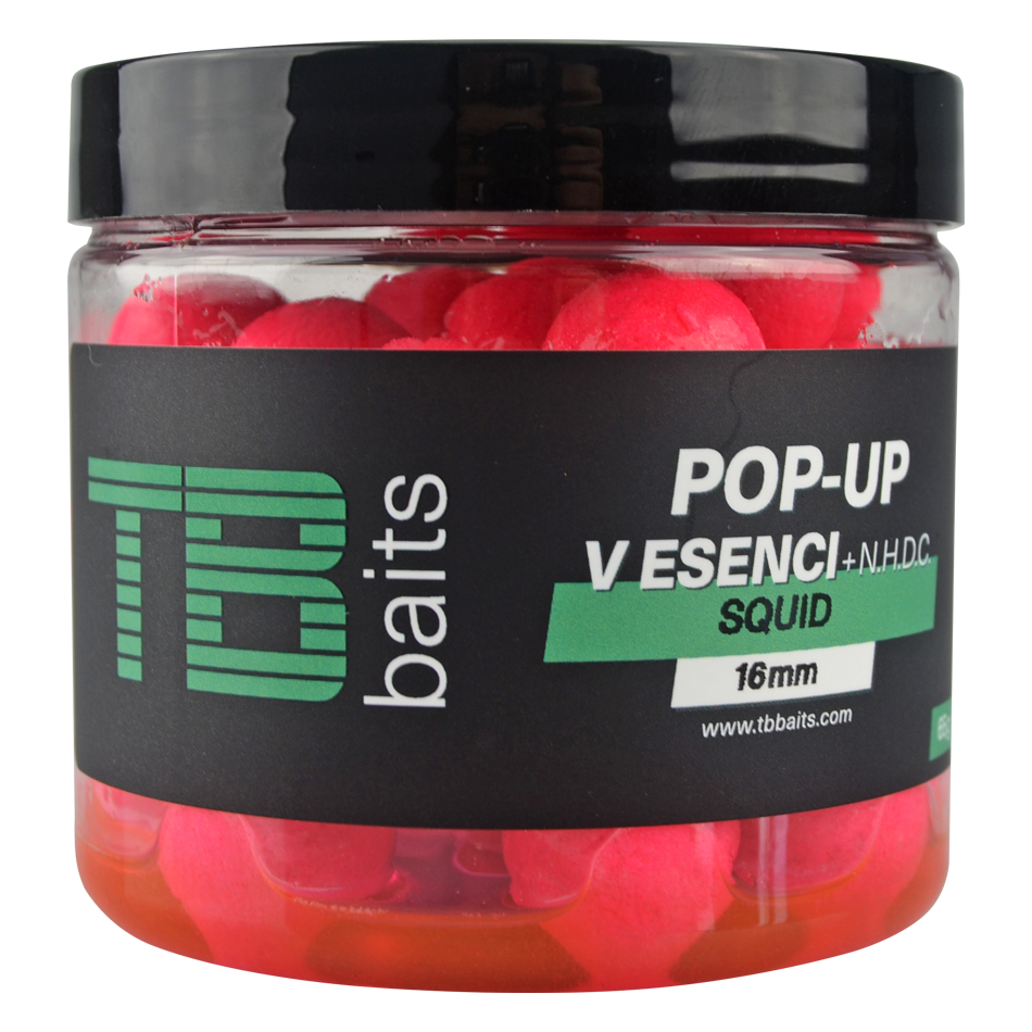 Plovoucí boilie TB Baits Pop-Up Squid + NHDC 65g 16mm
