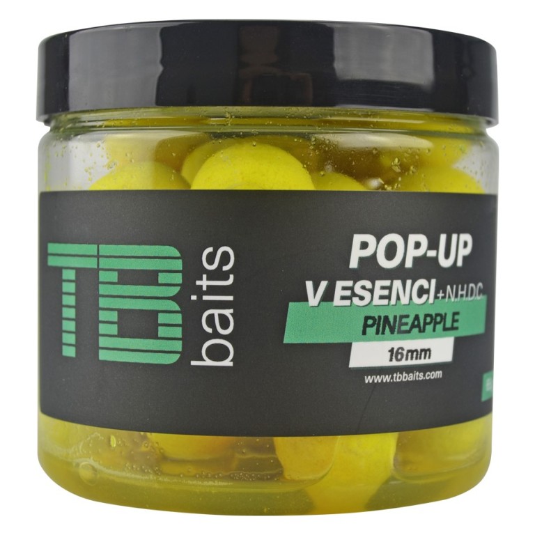 Plovoucí boilie TB Baits Pop-Up Pineapple + NHDC 65g 16mm