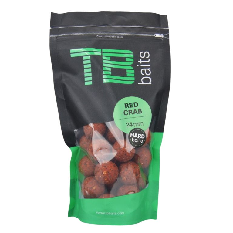 Hard boilie TB Baits Red Crab 1kg 24mm